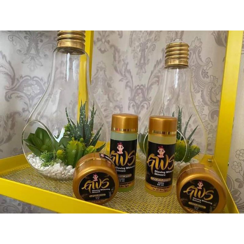 GWS glowing whitening skincare