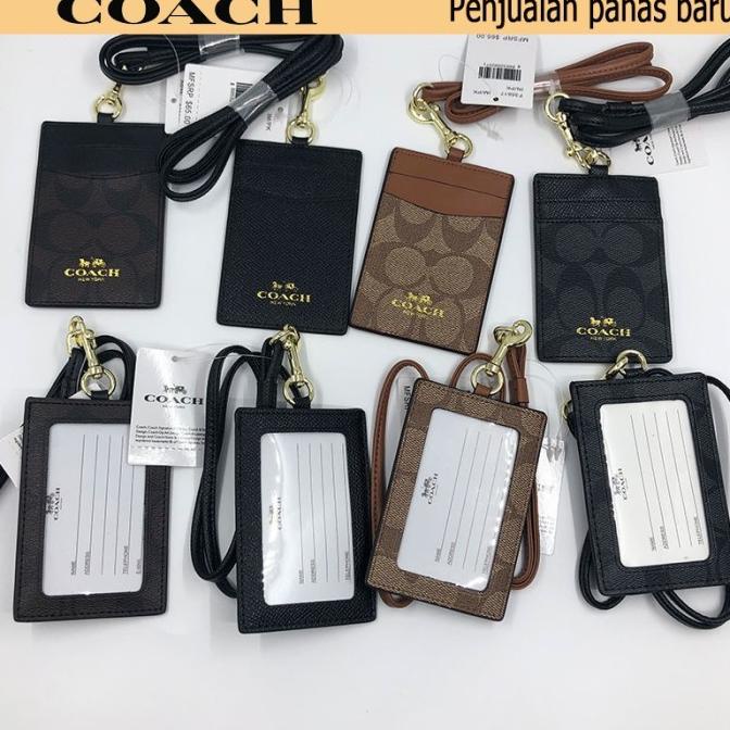 

(((READY COD))) Name Tag Holder Lanyard Gantungan ID Card Holder Coach PROMOKode 1820