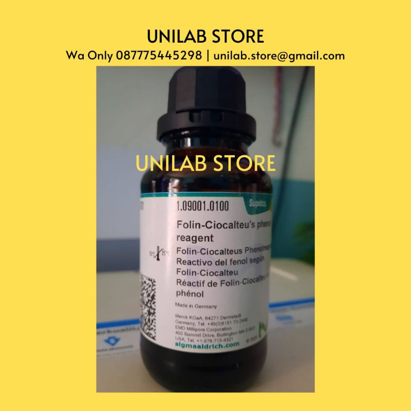 

109001 Folin-Ciocalteu's phenol reagent 100mL