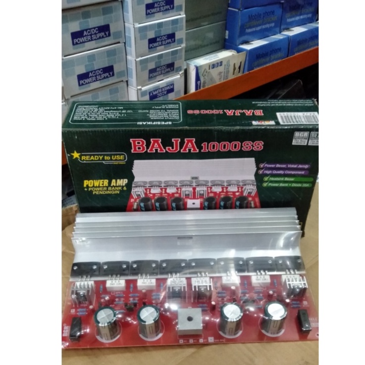 KIT POWER STEREO SANKEN 1000 WATT - BAJA 1000SS AMPLIFIER AMPLIFER