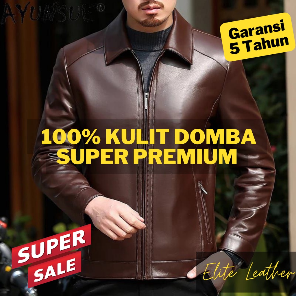 Jaket kulit pria jaket kulit murah jaket kulit ori jaket kulit domba asli jaket kulit hitam jaket pr