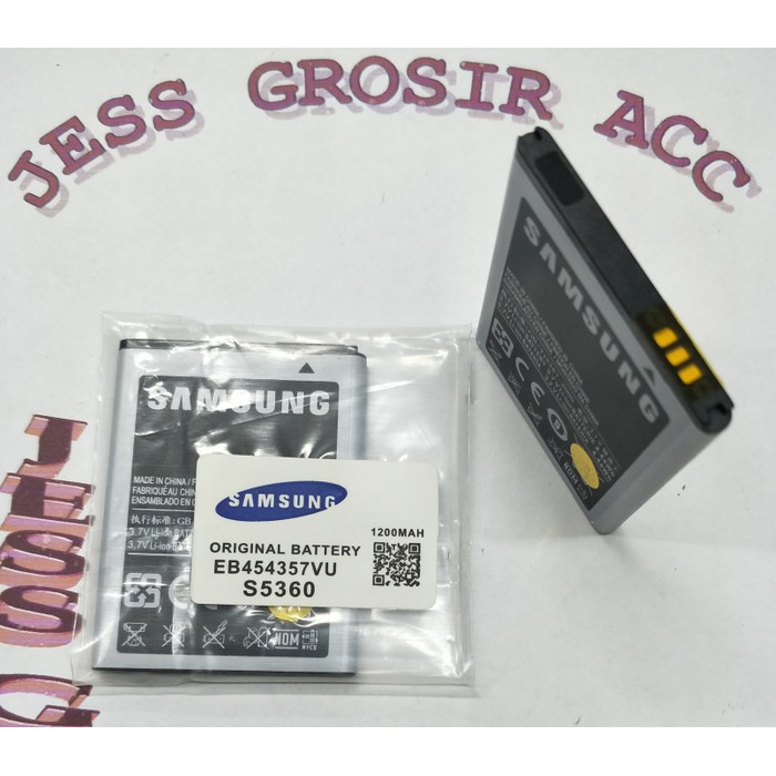 Baterai Battery Original SAMSUNG GALAXY Young S5360 , B5330 , S5368 - Hitam