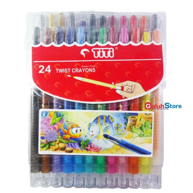

Titi Crayon Oil Pastel Putar 24 Warna