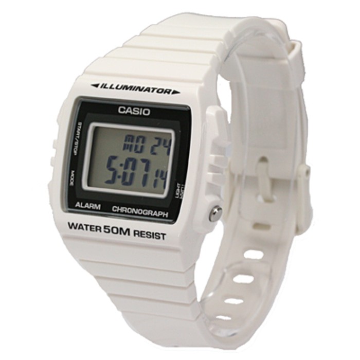 Promo  Jual jam tangan casio  Jam Tangan Digital Unisex Casio Original W-215H-7a iluminator