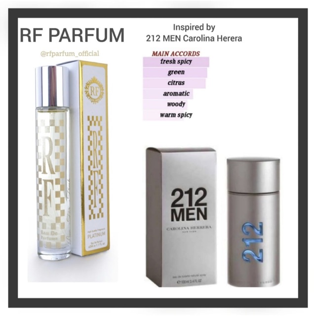 RF PLATINUM inspired by 212 MAN 60 ml