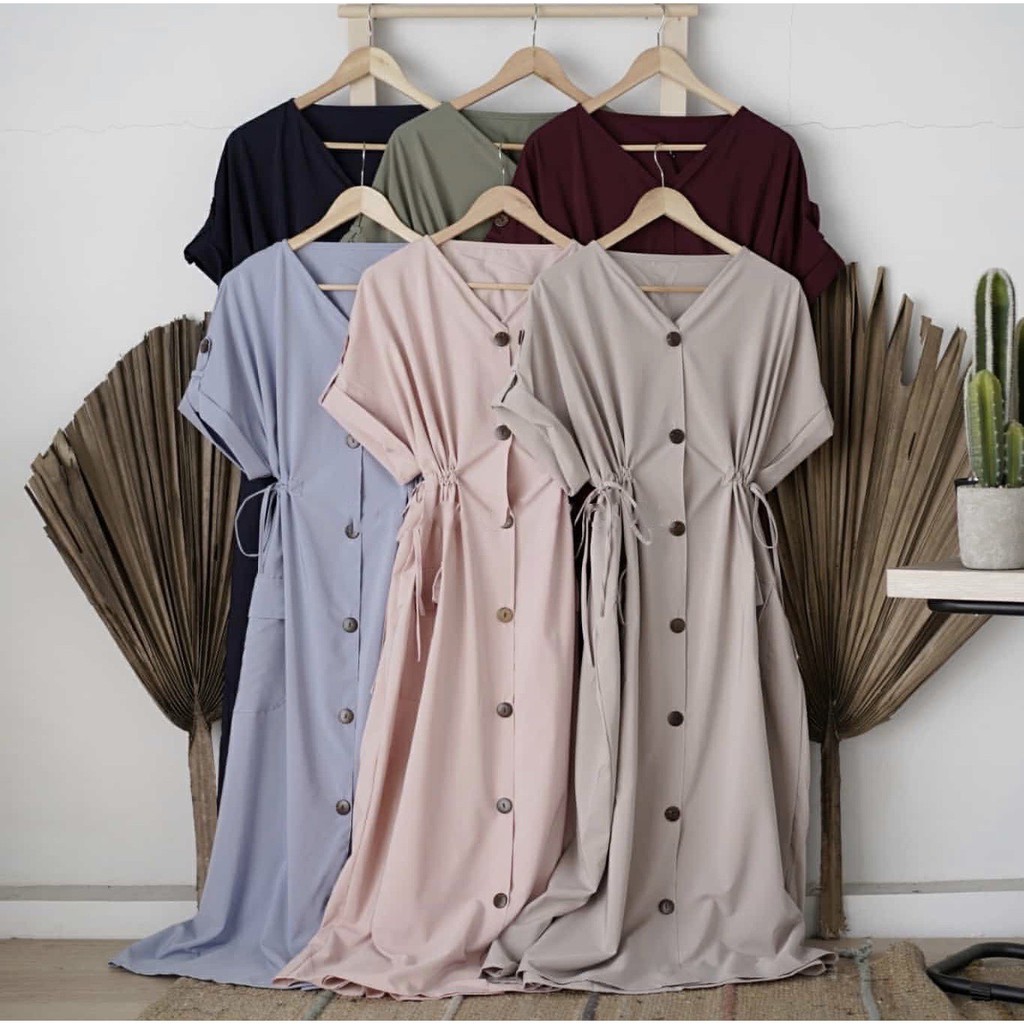 EVELYN DRESS DIAMORE.GROSIR / ASDF / DRESS WANITA / DRESS SABYAN