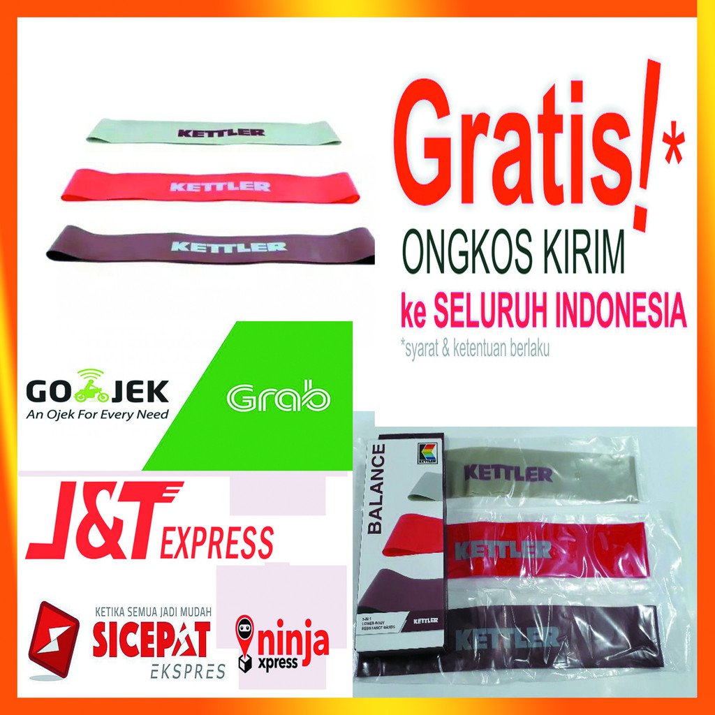 LOWER BODY RESISTANCE BAND / RESISTANCE BAND / 3IN1 KETTLER RESISTANCE BAND
