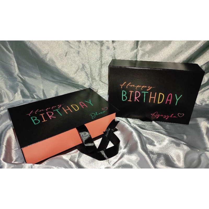 

Box Hampers Bitrhday / Box UlangTahun Custom Nama