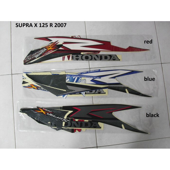 striping lis stiker motor supra x 125 2007 luwes