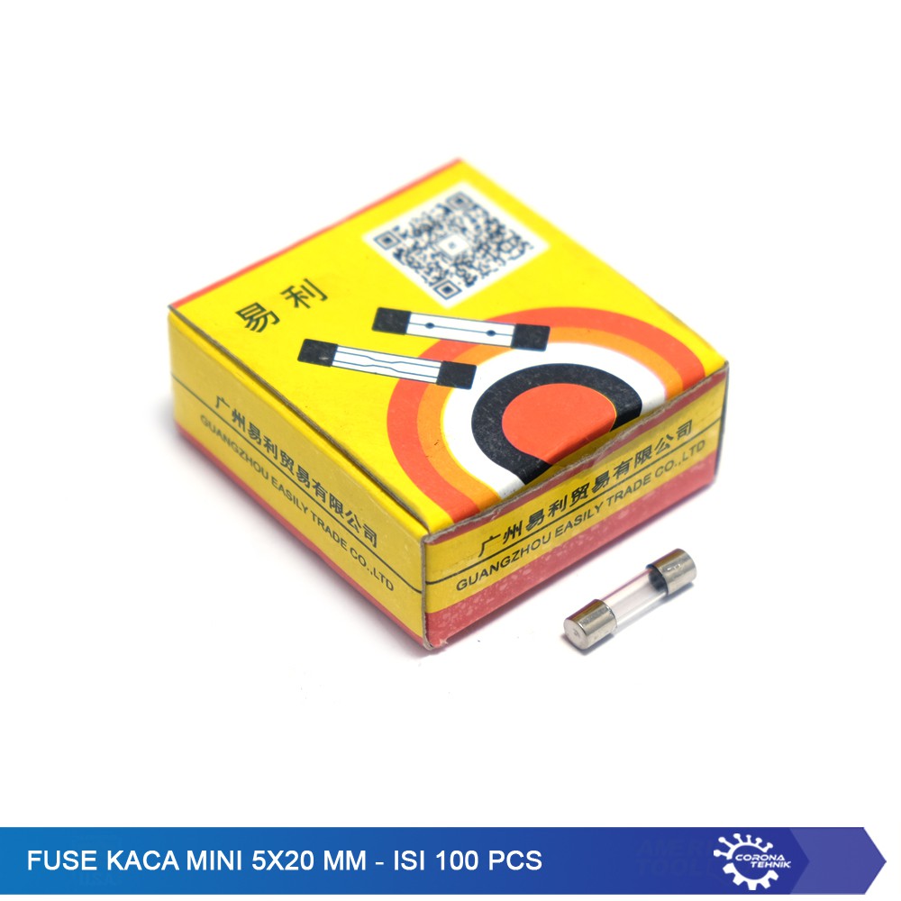 Fuse - Sekring Kaca Mini 5x20 mm - Isi 100 Pcs