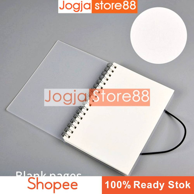 

Buku Binder Catatan Format Blank Page Ukuran A5 - White