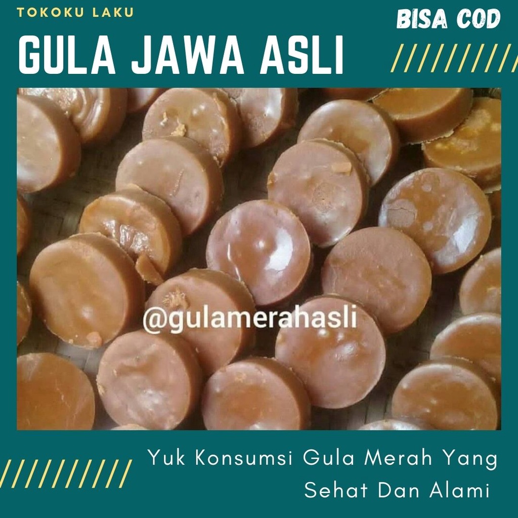 

GULA JAWA KEMASAN 500 GRAM MERAH BATOK ASLI MURNI GULA KELAPA ORIGINAL 100% BROWN SUGAR