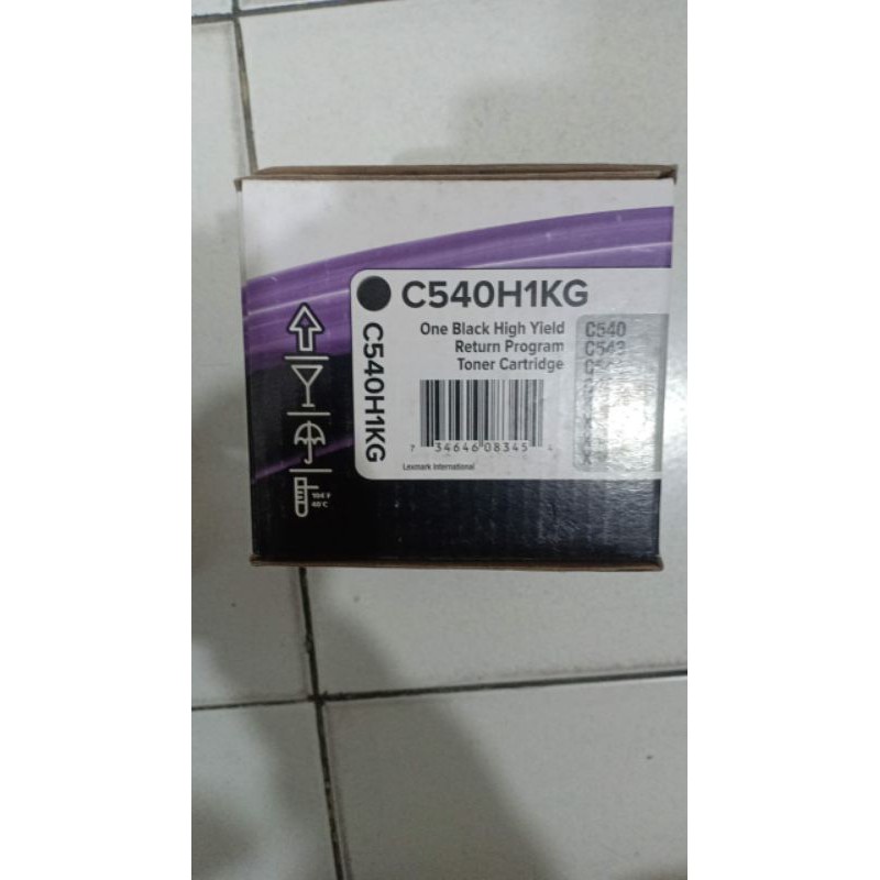 Toner Cartridge Lexmark HighYield C540H1KG/CG/MG/YG Original