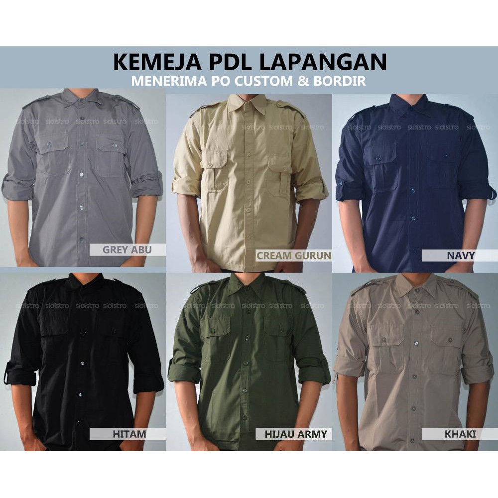 New Product Kemeja Lapangan Pdl Kemeja Outdoor Free Ongkir