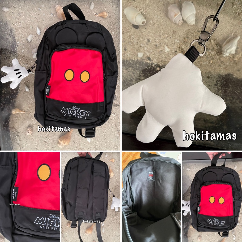 READY STOCK!! BISA GOSEND! Z*RA BACKPACK MICKEY 3D/TAS Z*RA RANSEL MICKEY