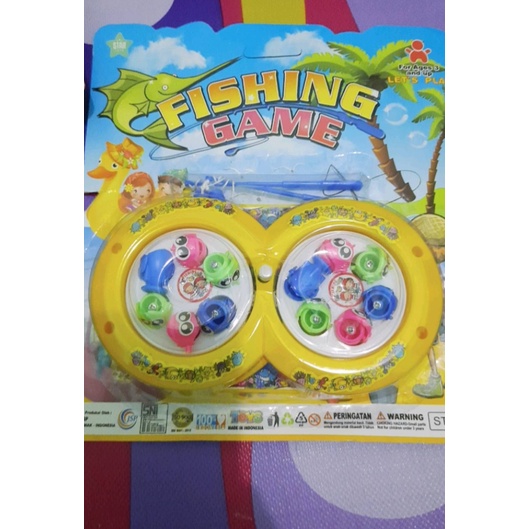 Mainan Anak Pancingan 2 Kolam (Fishing Game)