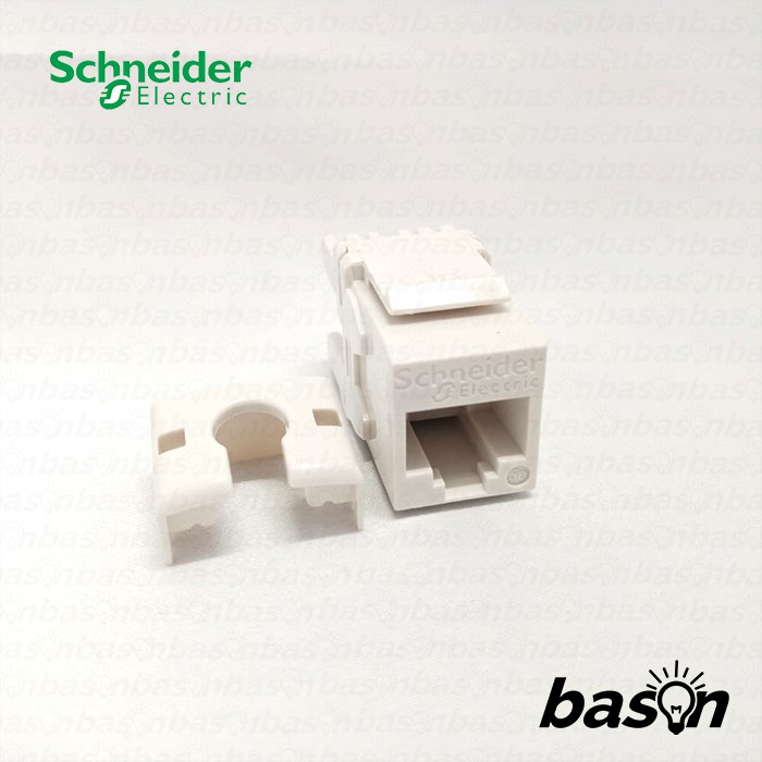 SCHNEIDER Classic RJ45 Data Socket Cat5 Clipsal - Colokan Kabel Data