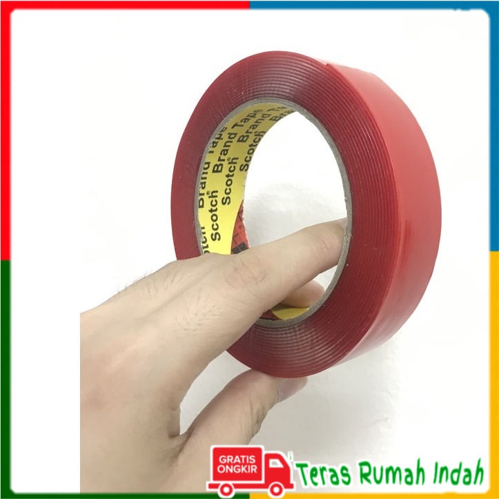 

Perekat Lakban Selotip Double Tape 3M Acrylic Waterproof 3 Meter - Lem Double Tape Akrilik 3M - Lakban 2 SIsi