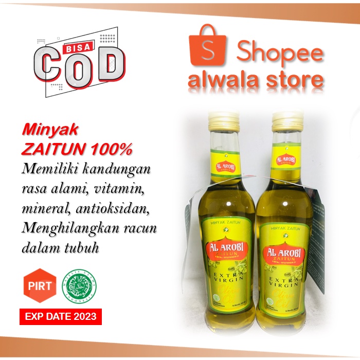 Jual Minyak Zaitun Extra Virgin Olive Oil Al Arobi Ml Shopee Indonesia