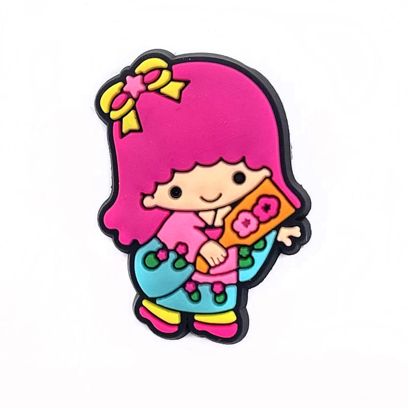 Charms Dekorasi Sepatu Bentuk Kartun Hewan Sanrio Croc Gaya Jepang Charms