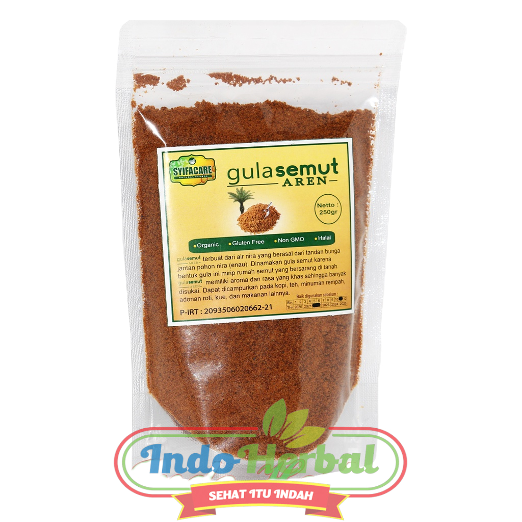 Gula Semut Aren Syifacare | Gula Aren Organic 250 gr Asli Original