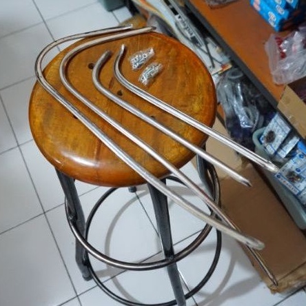 Lis Stainless Set Tepong dan Spakbor Vespa VBB Cepuk Kongo