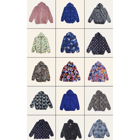jaket parasut / jaket olahraga wanita / jaket olahraga pria