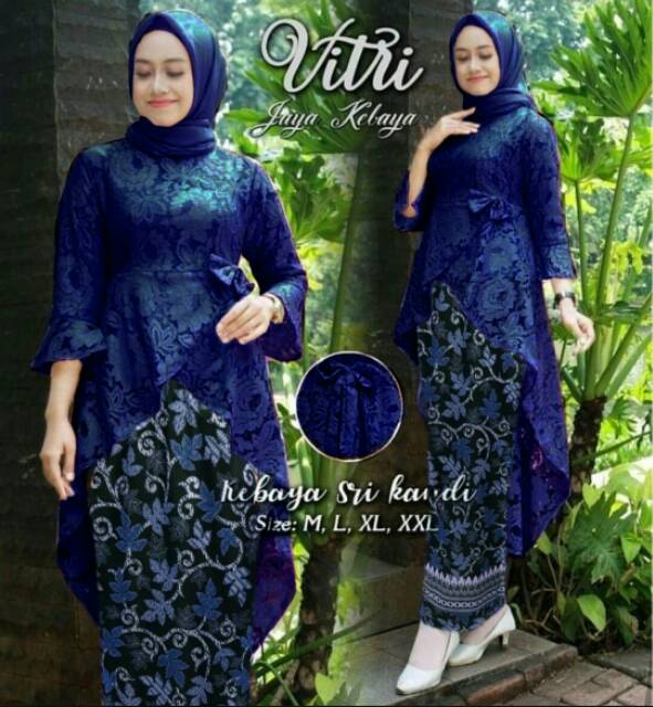 XC - Stelan Vitri Batik / Stelan Fashion Muslim / Stelan Cewek Terbaru