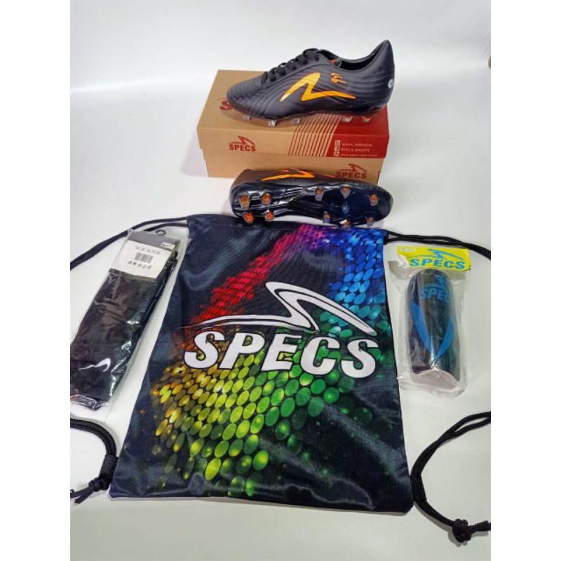 PAKET KOMPLIT Sepatu Bola Specs Terbaru (bisa cod)