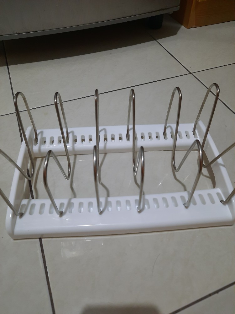 [ready Stock] Lid Holder - Holder Penyangga Tutup Panci / Panci / Talenan / Teflon