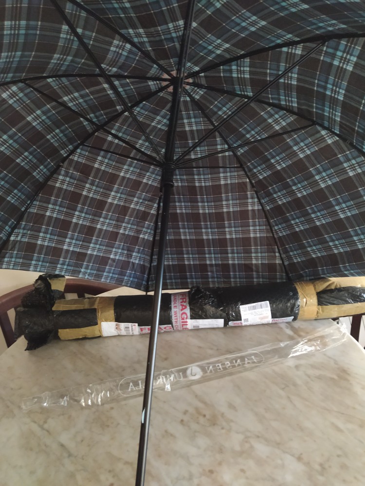 Payung Golf Jumbo Warna Perak Silver Umbrella Big Besar Color Murah