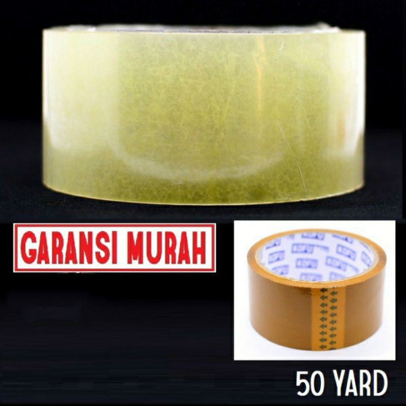 

Lakban Besar Kofu 50 Yard 2 Inch 2 In 4.5 Cm 45 Mm Isolasi Solatip Putih Bening