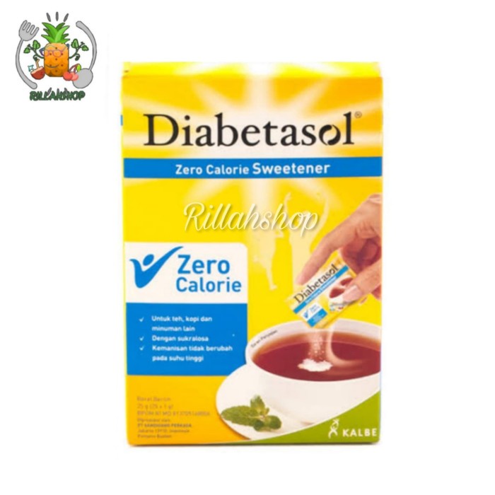 

Diabetasol No Calorie Sweetener isi 50 Pcs