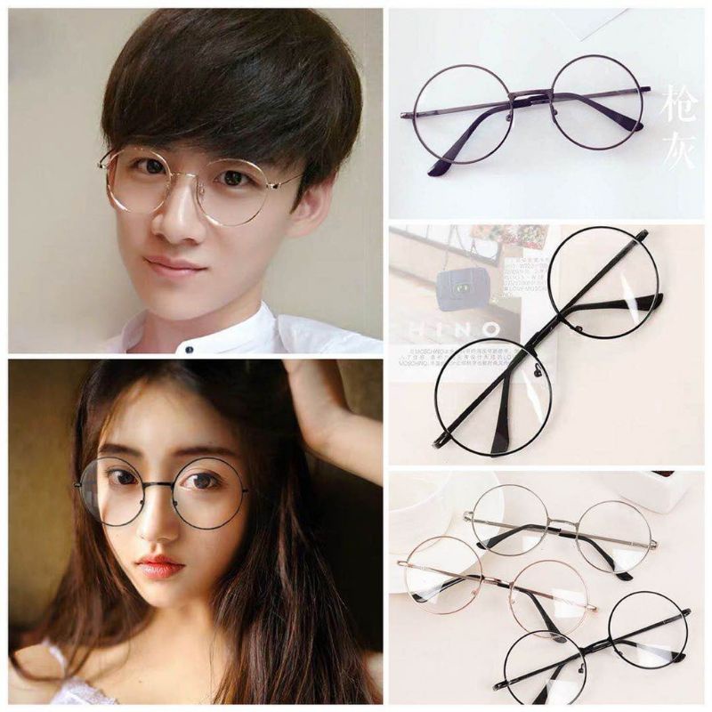 Grosir_Solo //Kacamata bulat unisex style korea fashion