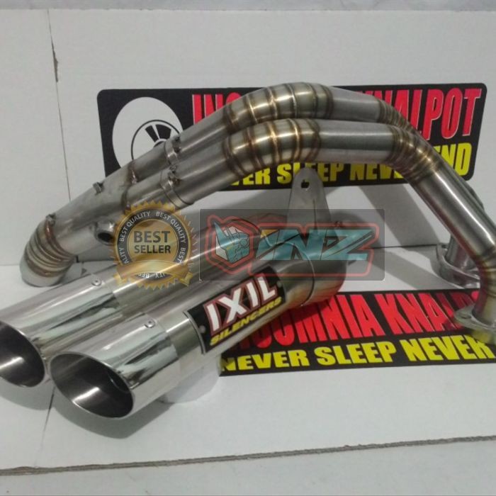 KNALPOT RACING ER6 SILINCER IXIL FULLSET