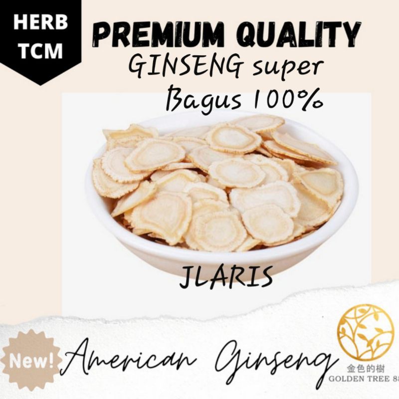 5 gram premium american ginseng root / yong sem / ginseng amerika ori