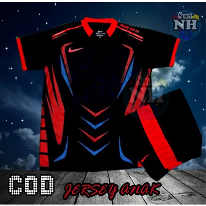 Baju Jersey Kaos Bola Futsal Anak Laki Laki Perempuan Terbaru