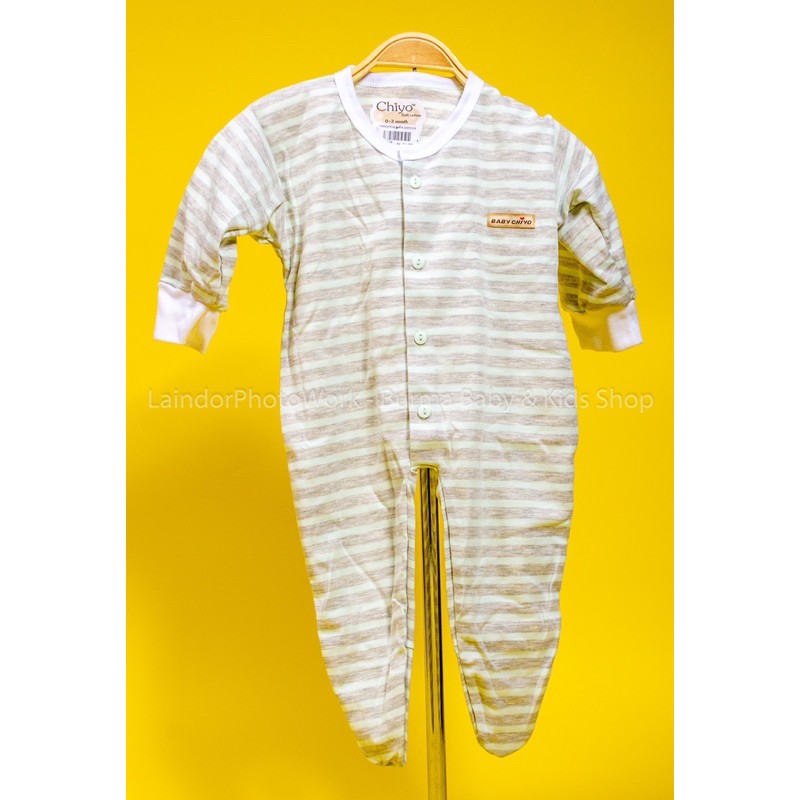 CHIYO BABY SLEEPSUIT - BAJU KODOK PANJANG 0-3 BULAN | baju bayi