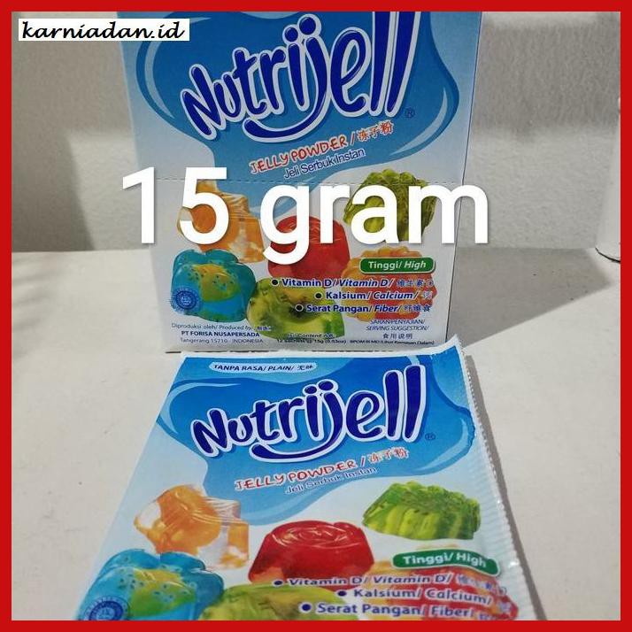 

RAGA-RAGA- NUTRIJELL / AGAR AGAR PLAIN -GNIDUP-NAHAB.