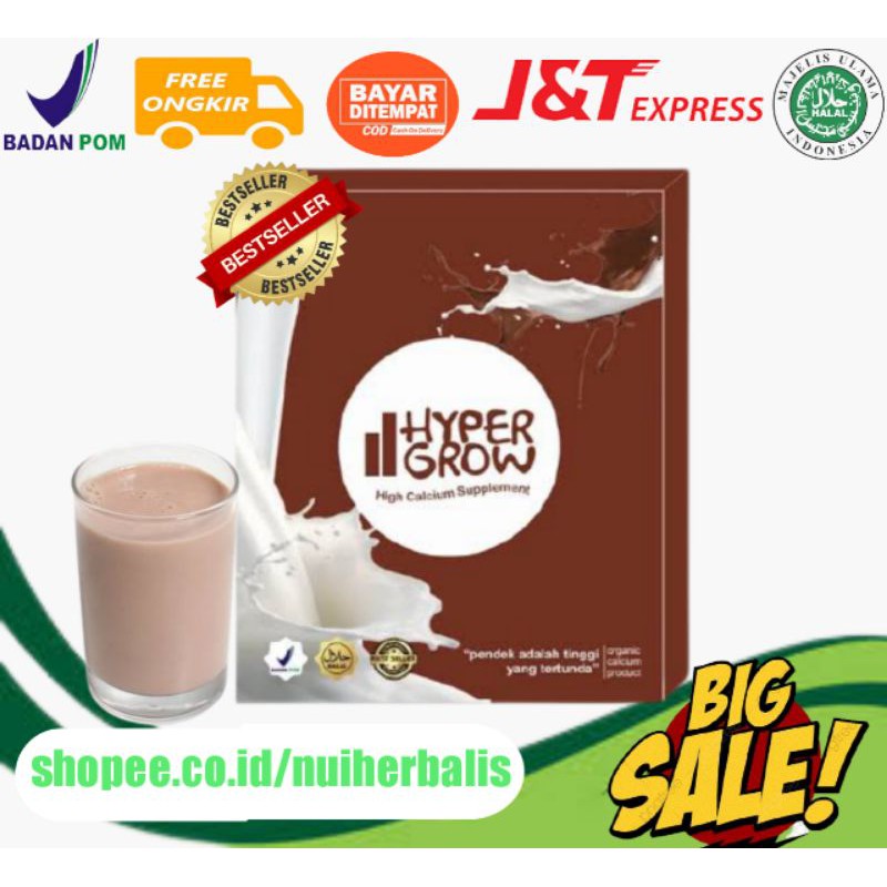 

HYPERGROW | HYPER GROW ORIGINAL ASLI PAKE SUSU PENINGGI BADAN TERBAIK