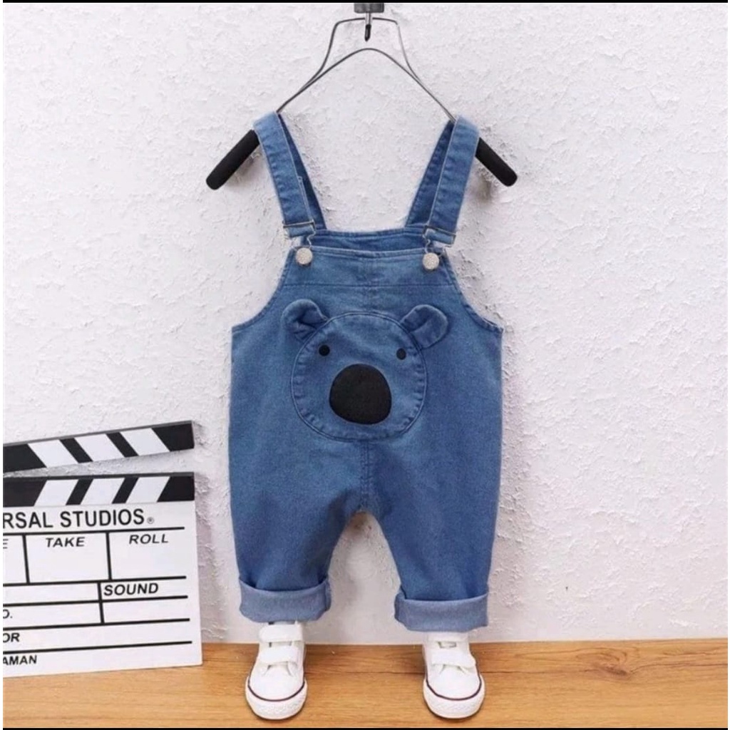 Jumpsuit Anak Jeans Overall Boo Jumpsuit 1 - 4 Tahun Celana Anak BerKualitas