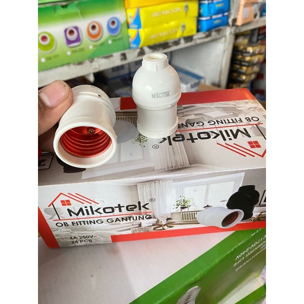 fiting gantung mikotek putih per pak
