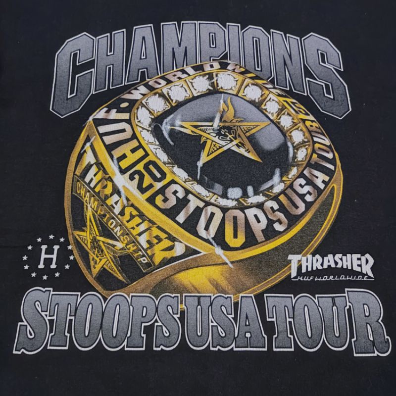 kaos huf thrasher original champions series