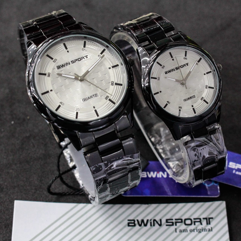 JAM TANGAN BWIN SPORT ORIGINAL RANTAI/ JAM TANGAN PRIA/WANITA BWIN SPORT ORIGINAL COMBINASI