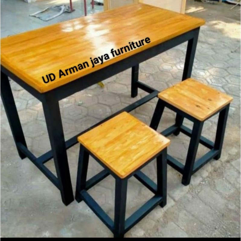 meja makan set+2 kursi