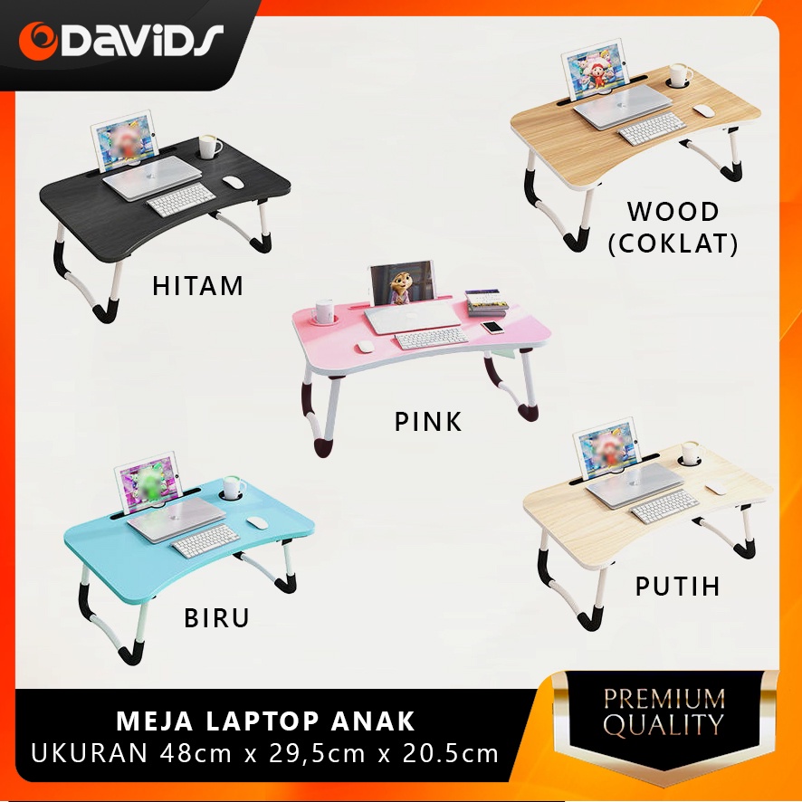 Meja Lipat Laptop Portable Belajar Makan Kerja Warna