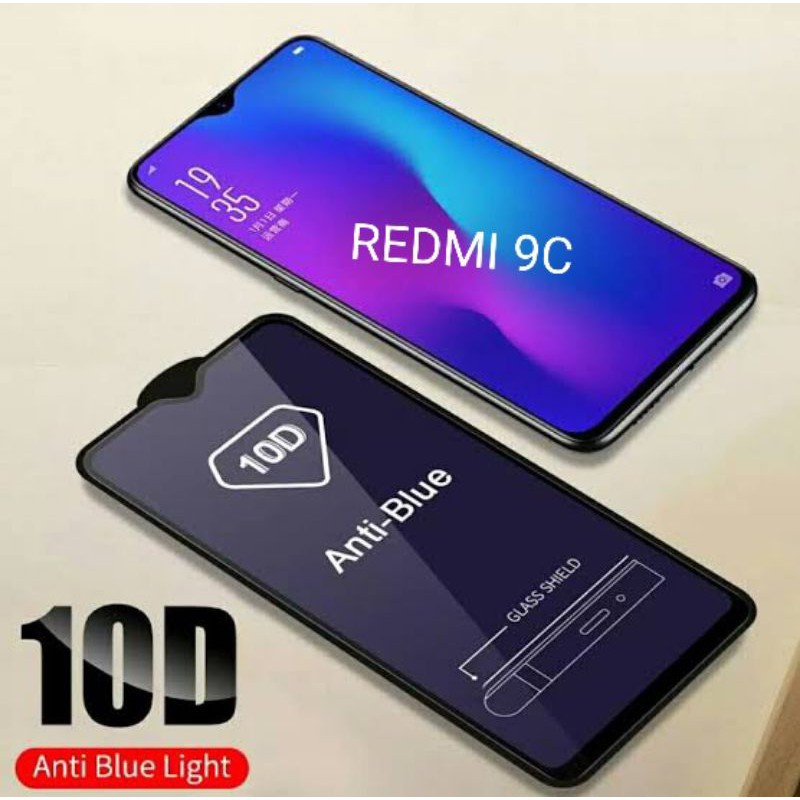 TEMPERED GLASS ANTI BLUE REDMI 9C
