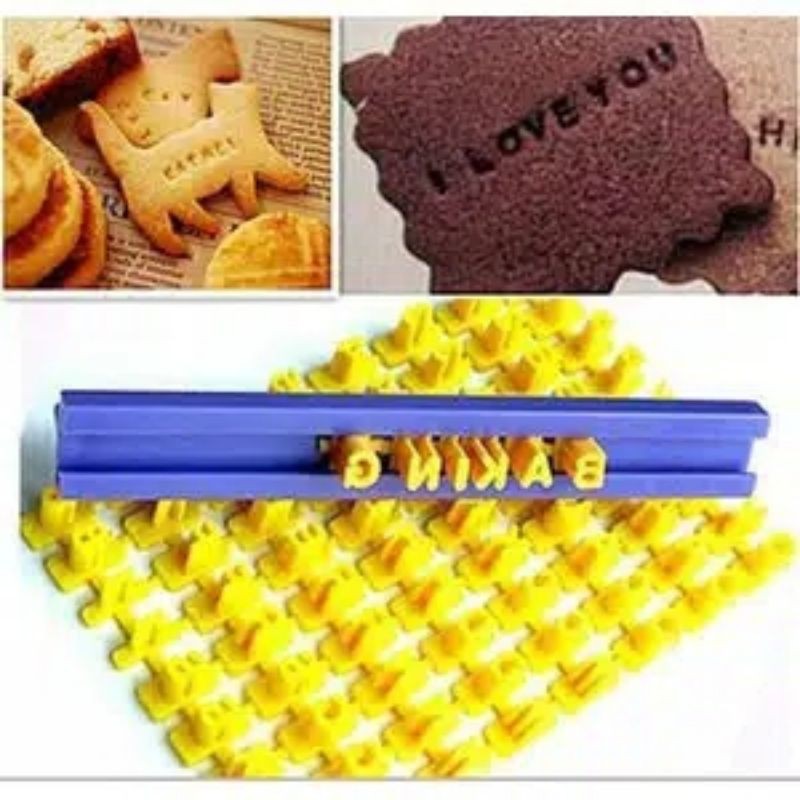 

Cetakan Stempel Nama Alphabet / Nomor Untuk Dekorasi Biskuit / Cookies / Cake / Kue / Fondant