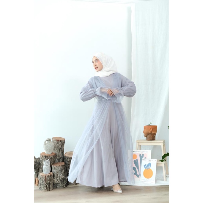 DRESS PESTA WANITA - NEW ZARRA MAXY - GAUN MAXY KONDANGAN - DRESS GAMIS PESTA TILLE