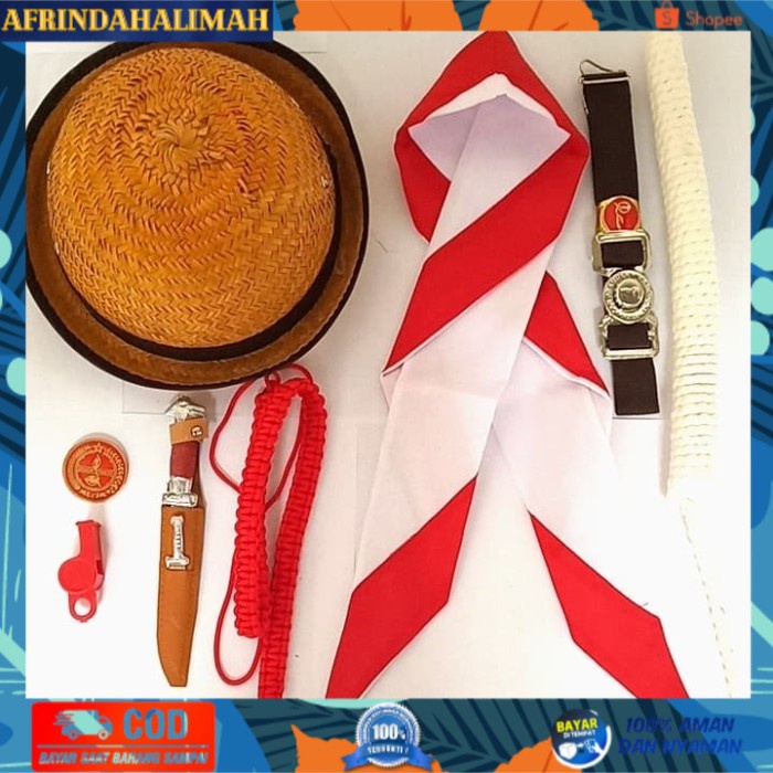 

{TERBARU} set lengkap perlengkapan pramuka anak perempuan sekolah SD